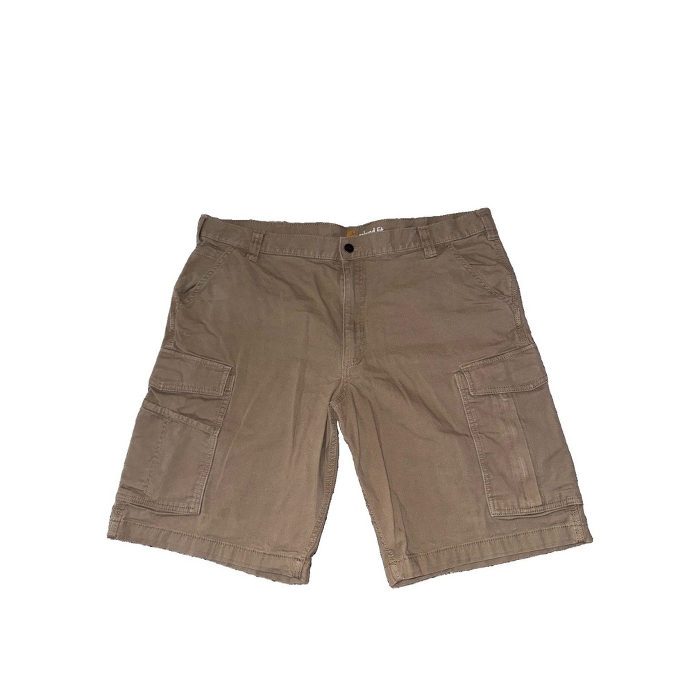 CARHARTT RELAXED FIT CARGO SHORTS IN GRAY SIZE 42X10